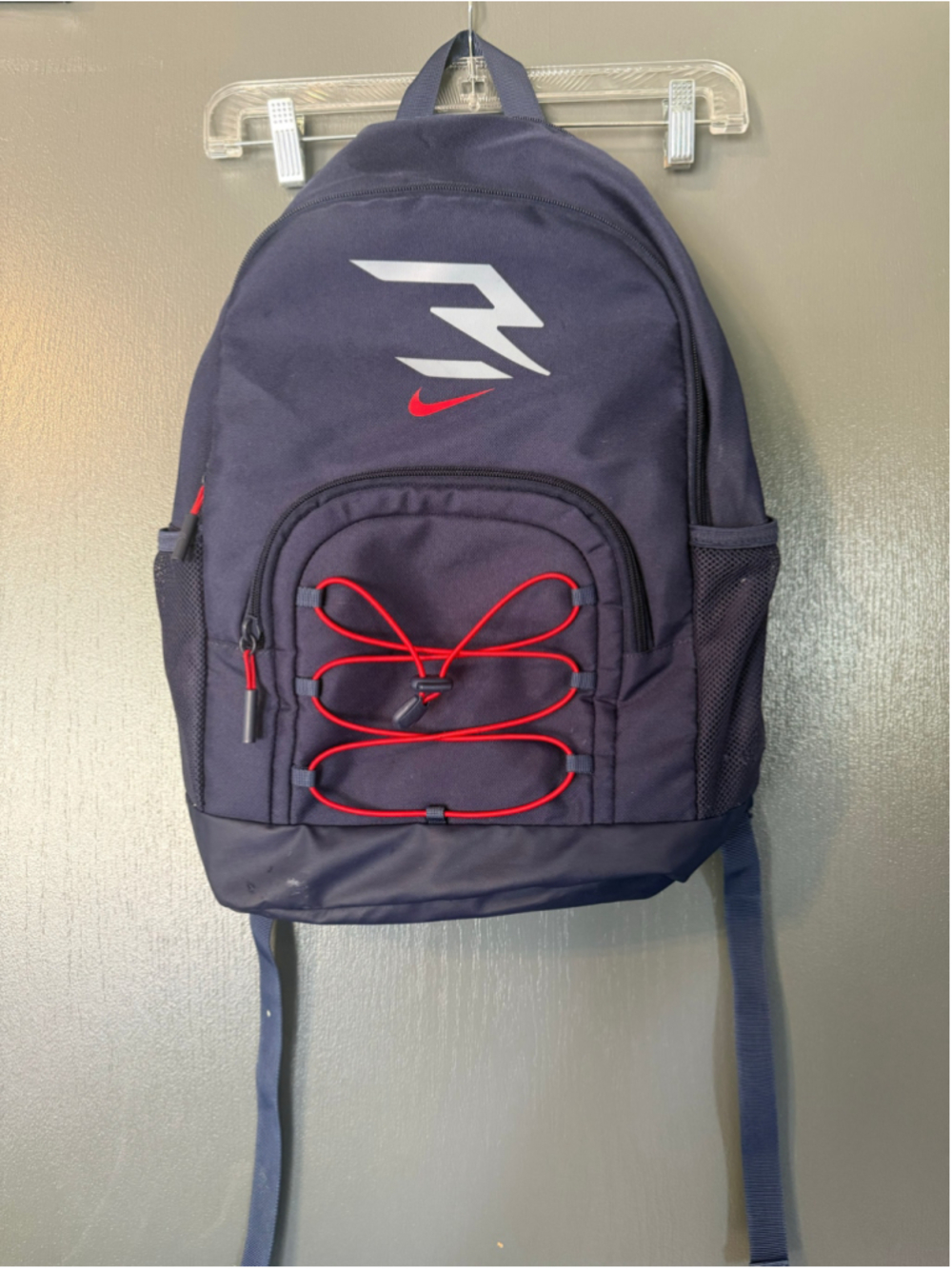 Kids Nike Backpack One Size Navy and Red